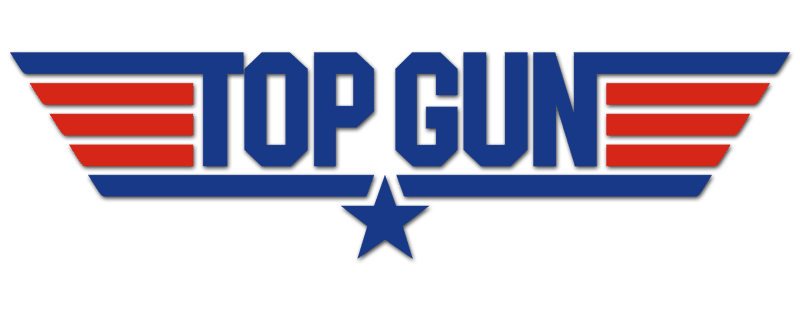 Top Gun logo for Commodore 64